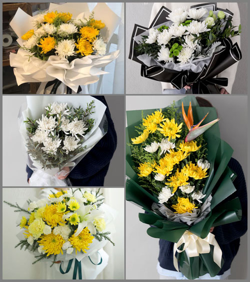 北京房山区周口店地区云峰寺村白事花束代送