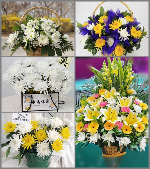 北京房山区周口店地区云峰寺村白事提篮配送